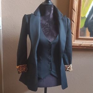 Beautiful tailored vest and matching blazer